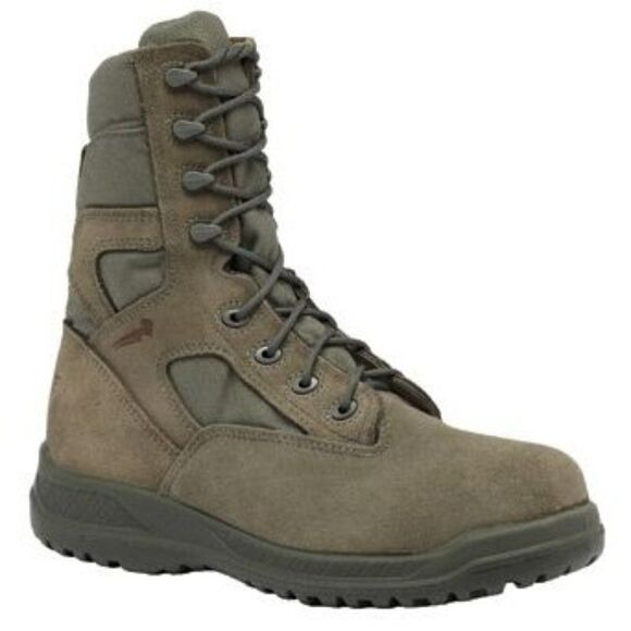 Belleville 610ST Steel Toe Men's Boot Size 6.5R NWT's Suede Boots NIB GREEN SAGE